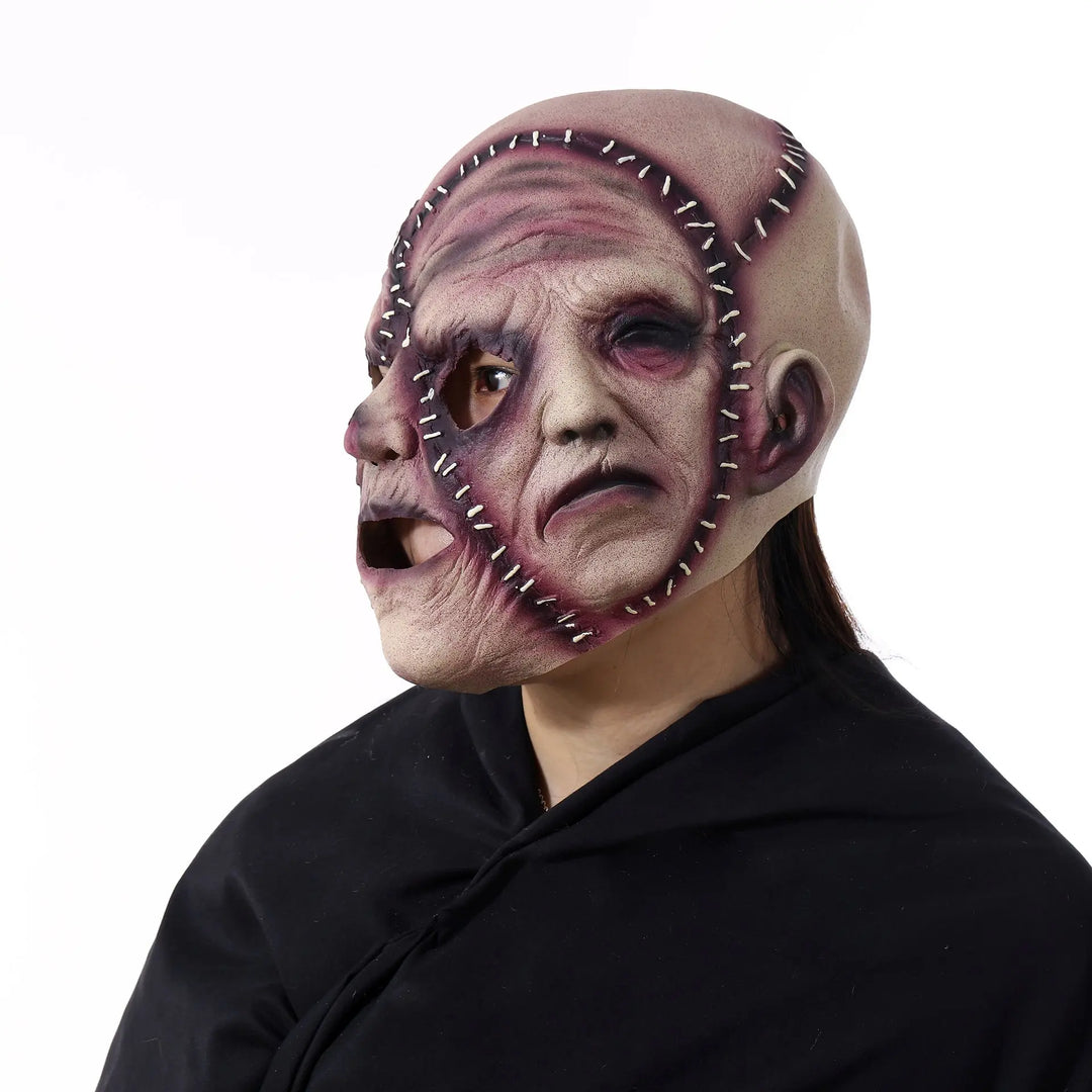 Halloween Triple Face Horror Mask – Realistic Scary Accessory for Adults 5