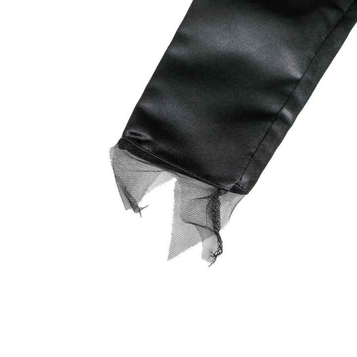 Ghost Bride Costume for Women – Elegant Black Dress with Veil, Sizes M-2XL – Perfect for Halloween Parties and Spooky Events 4