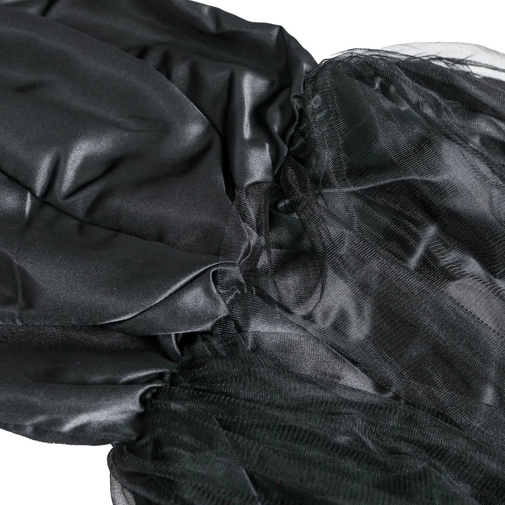 Ghost Bride Costume for Women – Elegant Black Dress with Veil, Sizes M-2XL – Perfect for Halloween Parties and Spooky Events 6