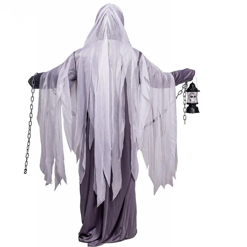 Halloween Ghost Costume – Spooky Unisex Cloak for Adults – Perfect for Scary Events 2