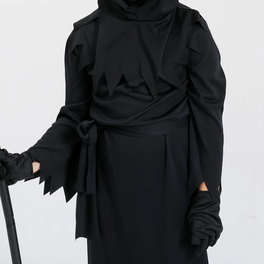 Halloween Grim Reaper Costume – Unisex Kids Scary Outfit for Trick or Treat 4