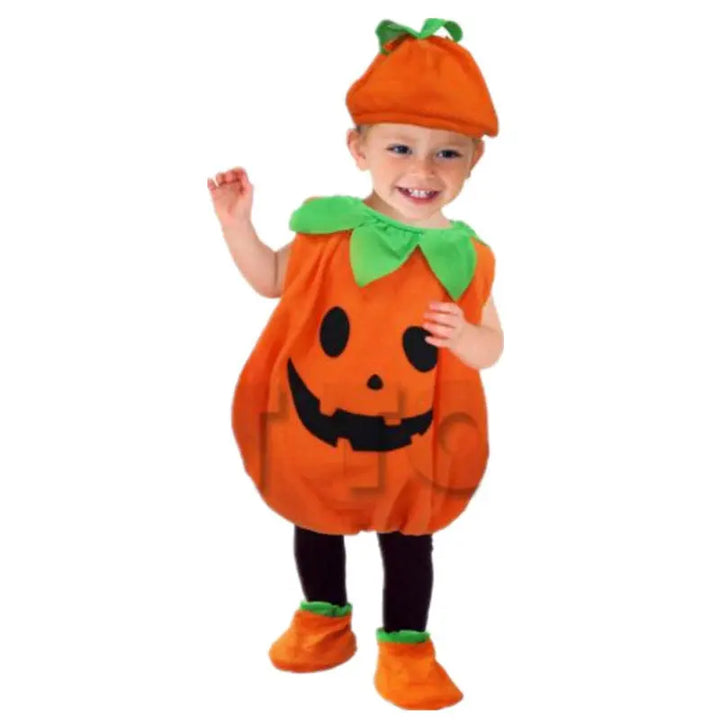 Halloween Pumpkin Costume for Kids – Funny Soft Outfit for Boys and Girls, Perfect for Trick-or-Treat and Costume Parties 1