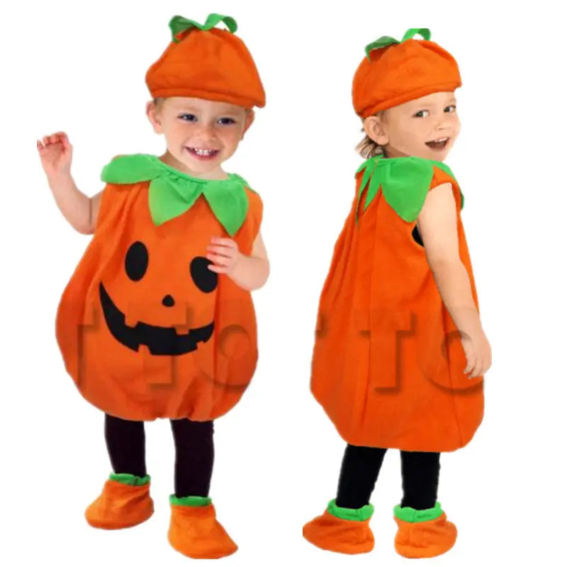 Halloween Pumpkin Costume for Kids – Funny Soft Outfit for Boys and Girls, Perfect for Trick-or-Treat and Costume Parties 3