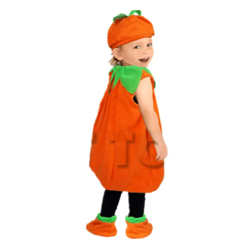 Halloween Pumpkin Costume for Kids – Funny Soft Outfit for Boys and Girls, Perfect for Trick-or-Treat and Costume Parties 4