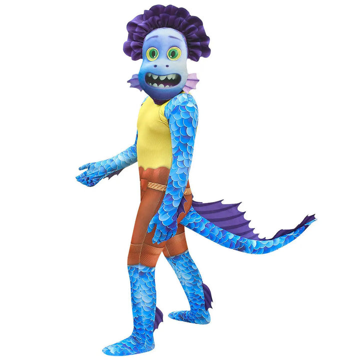 Halloween Sea Monster Costume – Fun Full-Body Outfit for Kids – Unisex Design 1