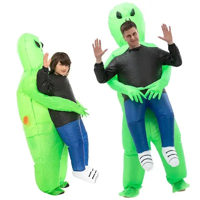 Caden - Inflatable Alien Costume With Built-in Fan For Halloween Fun 1