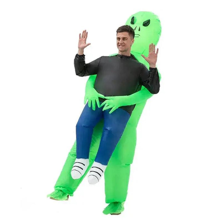 Caden - Inflatable Alien Costume With Built-in Fan For Halloween Fun 3