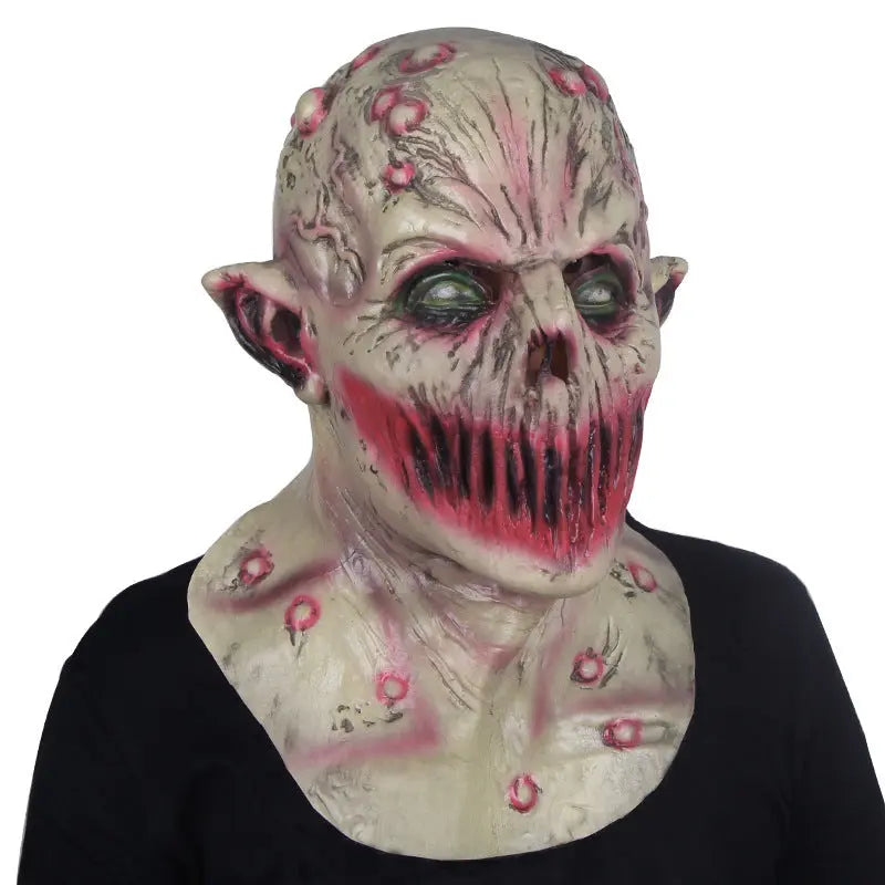 Creepy Halloween Mask – Deadly Silence Latex Mask for Adults – Unisex Horror Costume Accessory 4