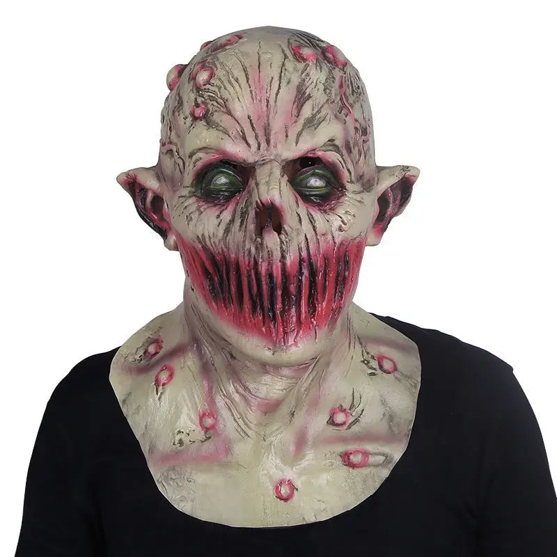 Creepy Halloween Mask – Deadly Silence Latex Mask for Adults – Unisex Horror Costume Accessory 1