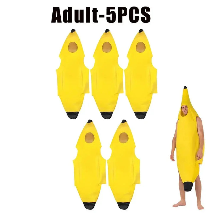 Funny Banana Halloween Costume – Unisex Outfit for Kids & Adults – Perfect for Parties and Trick or Treat 7