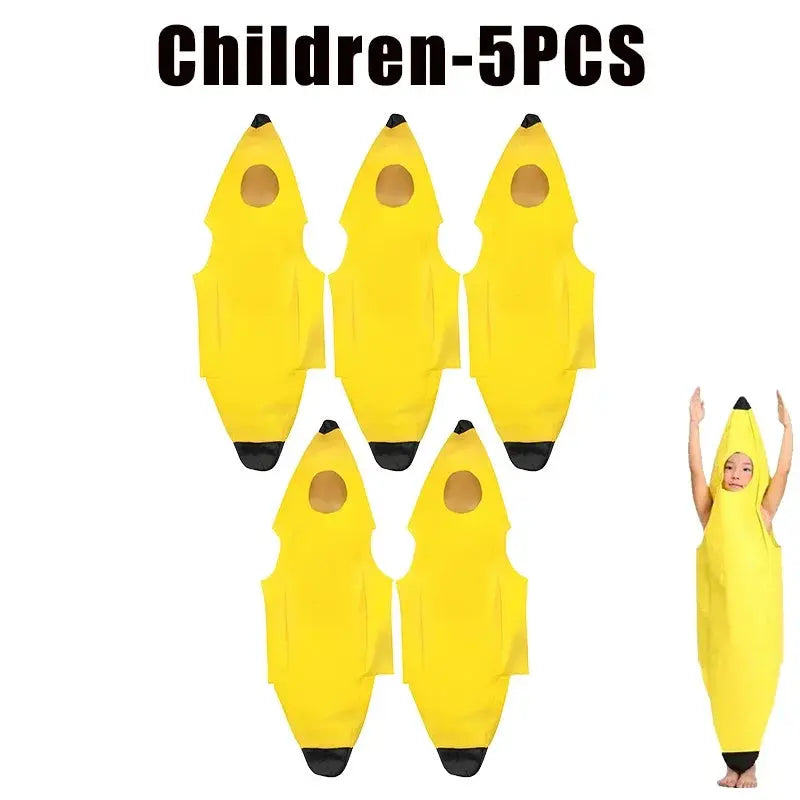 Funny Banana Halloween Costume – Unisex Outfit for Kids & Adults – Perfect for Parties and Trick or Treat 13