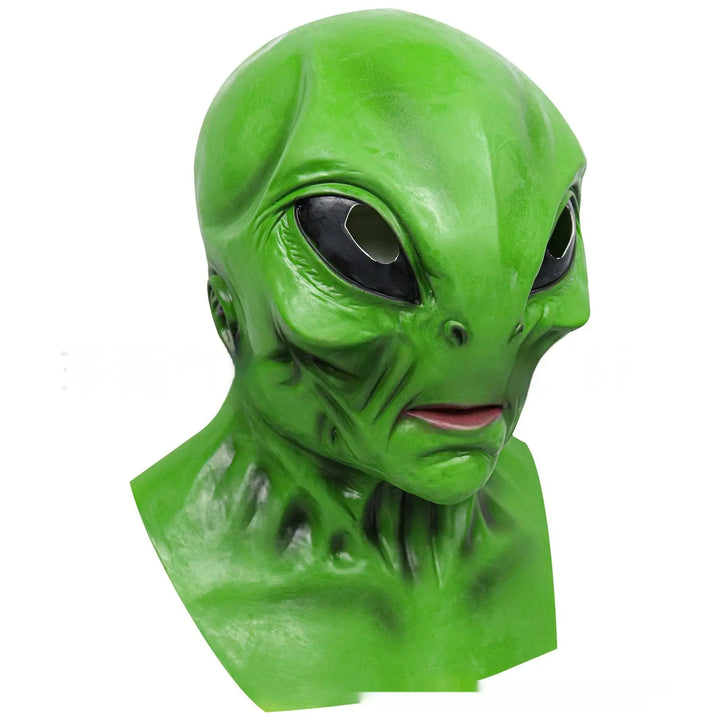 Halloween Alien Mask – Creepy Green Costume Accessory for Adults 3