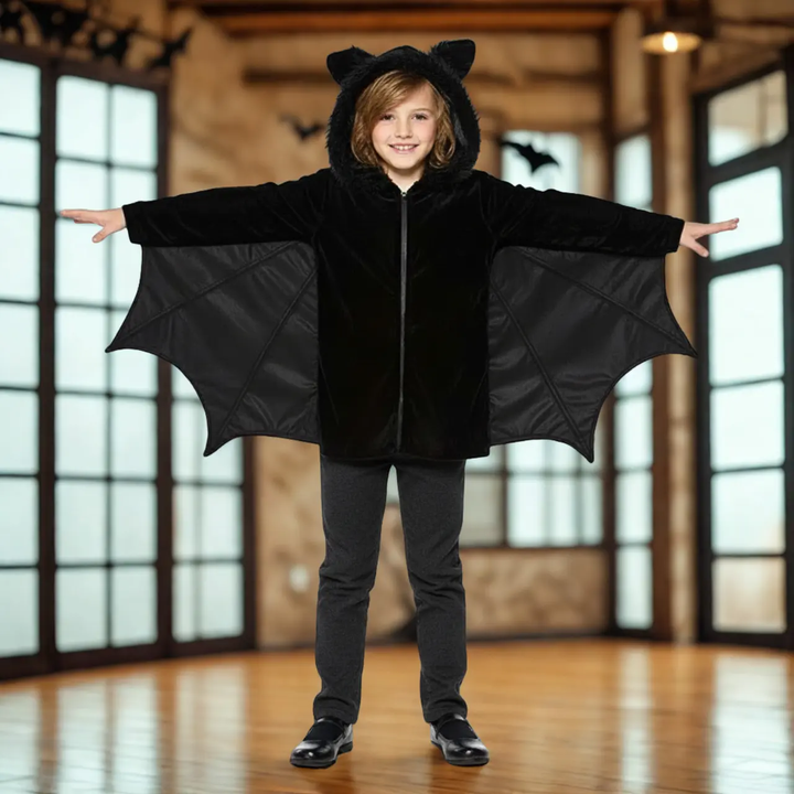 MunaWear - Costumes & Accessories - Halloween Bat Costume – Unisex Kids Outfit for Parties & Trick or Treating -