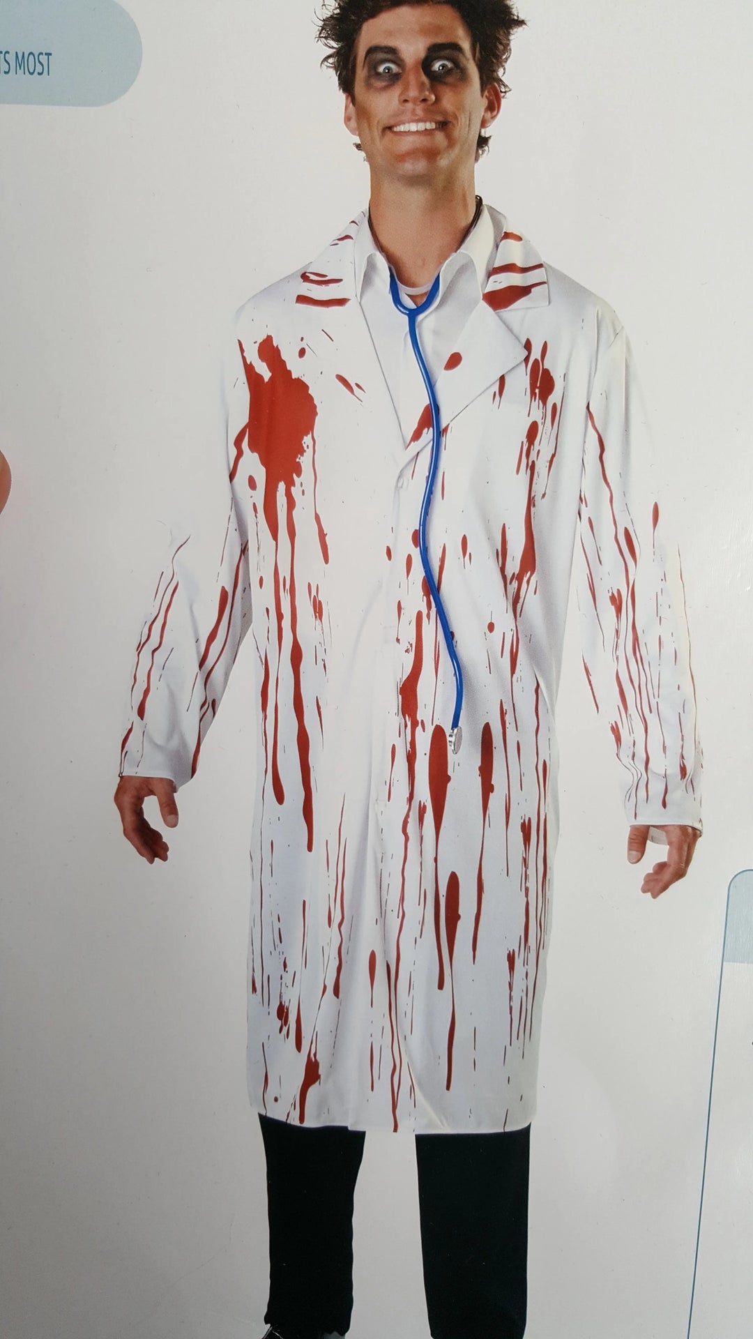 Halloween Bloody Doctor Costume – Creepy Mens Outfit for Spooky Parties – Sizes S–XL 3