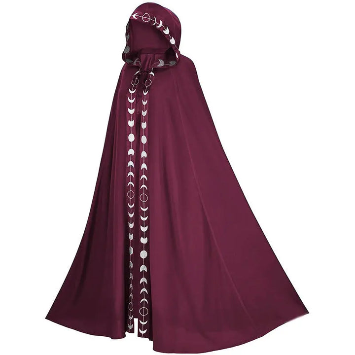 Halloween Cloak with Hood – Mystical Unisex Costume Cape for Parties 1