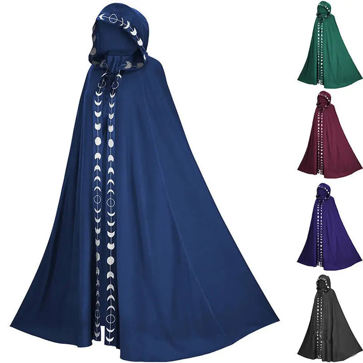 Halloween Cloak with Hood – Mystical Unisex Costume Cape for Parties 2