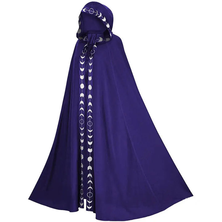 Halloween Cloak with Hood – Mystical Unisex Costume Cape for Parties 3
