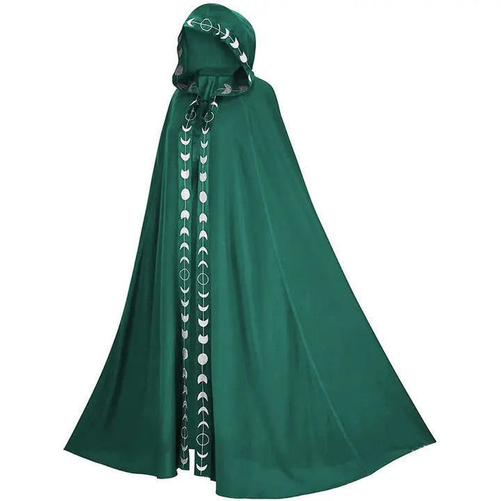 Halloween Cloak with Hood – Mystical Unisex Costume Cape for Parties 4