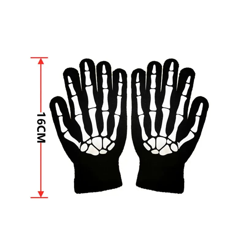 Halloween Grim Reaper Costume for Kids – Scary Black Robe with Glowing Red Eyes & Skeleton Gloves – Perfect for Trick or Treat 4