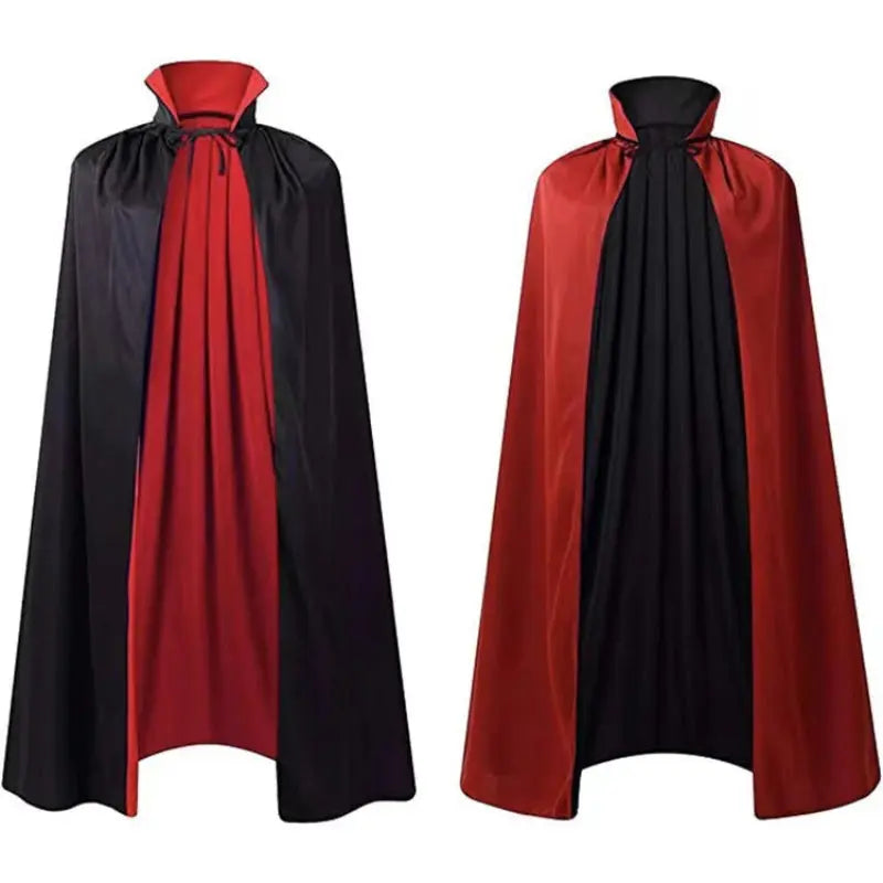 Halloween Vampire Cape – Reversible Unisex Cloak for Costume Parties 2