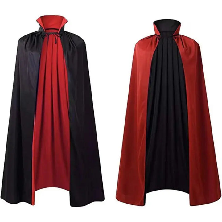 Halloween Vampire Cape – Reversible Unisex Cloak for Costume Parties 2
