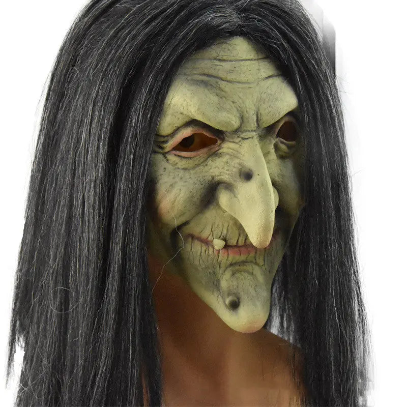 Halloween Witch Mask – Realistic Creepy Design for Adults – Spooky Costume Accessory for Parties 6