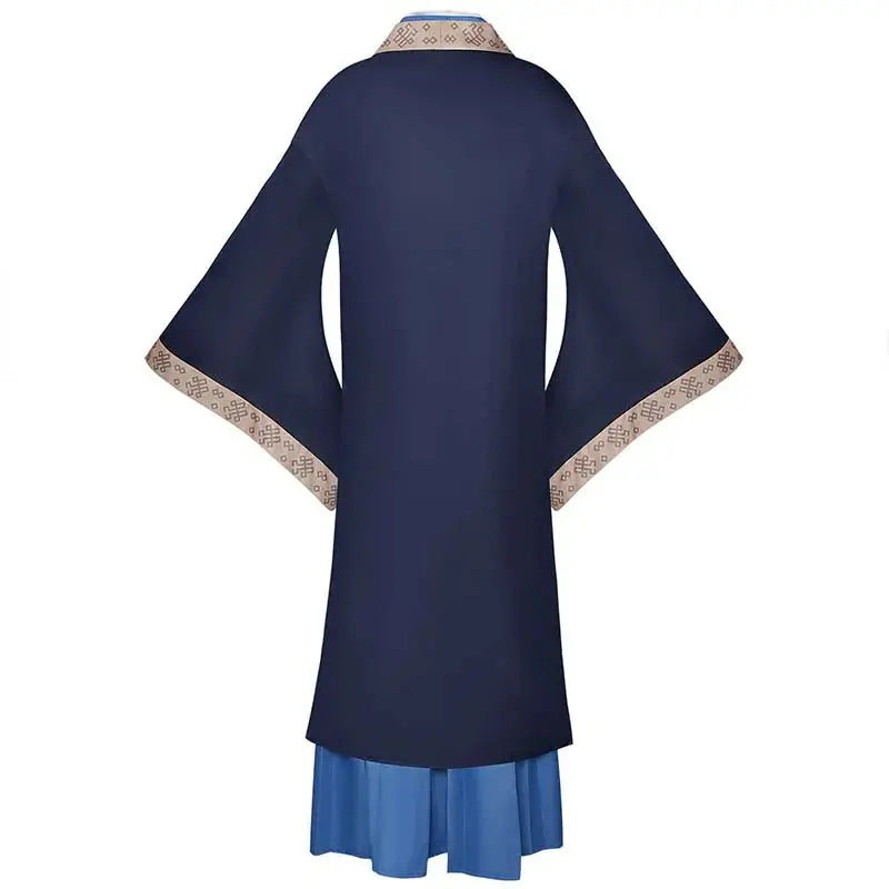 Halloween Jinshi Cosplay Costume – Men’s Anime Kimono Robe Suit with Headwear – Perfect for Comic Con 2