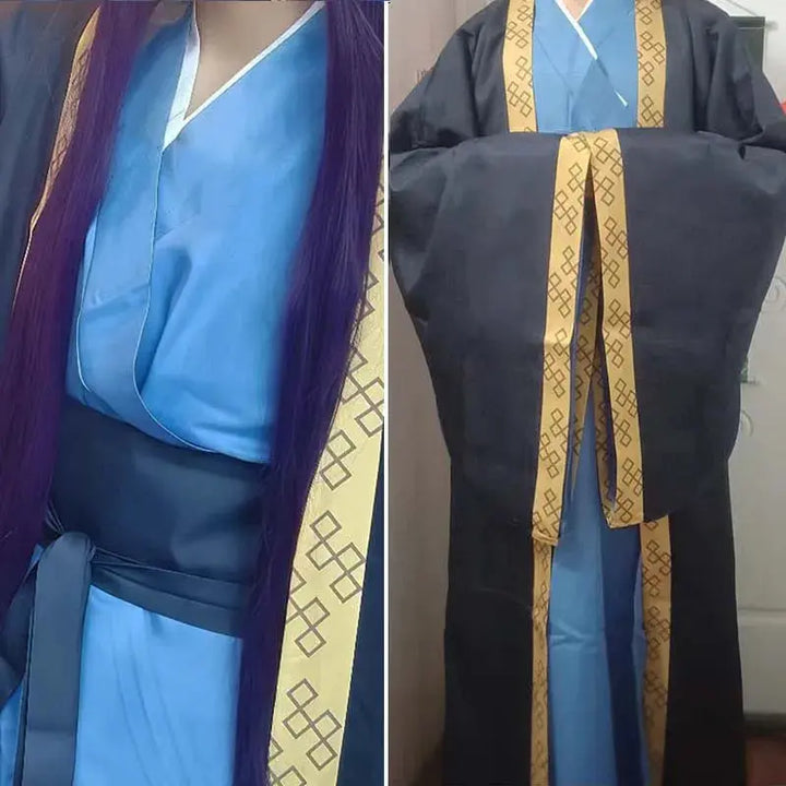 Halloween Jinshi Cosplay Costume – Men’s Anime Kimono Robe Suit with Headwear – Perfect for Comic Con 4
