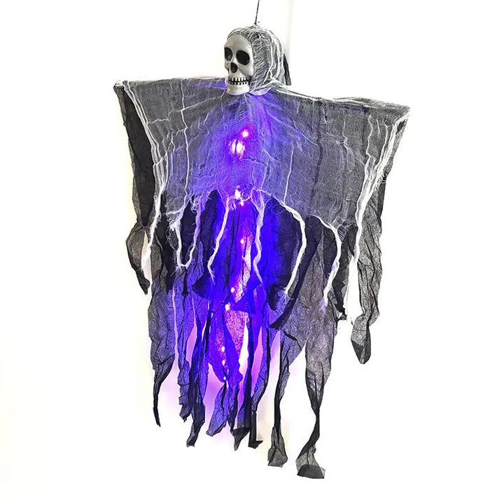 Creepy Halloween Ghost Decoration – LED Hanging Spooky Decor for Parties & Garden 7