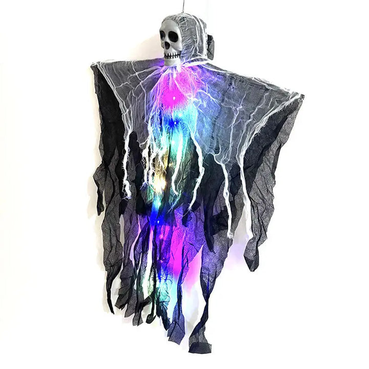 Creepy Halloween Ghost Decoration – LED Hanging Spooky Decor for Parties & Garden 9