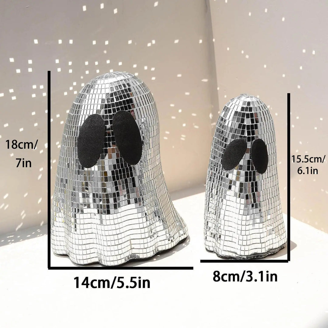 Halloween Disco Spirit Decorations – Mirror Gloss Figures for Spooky Parties 5