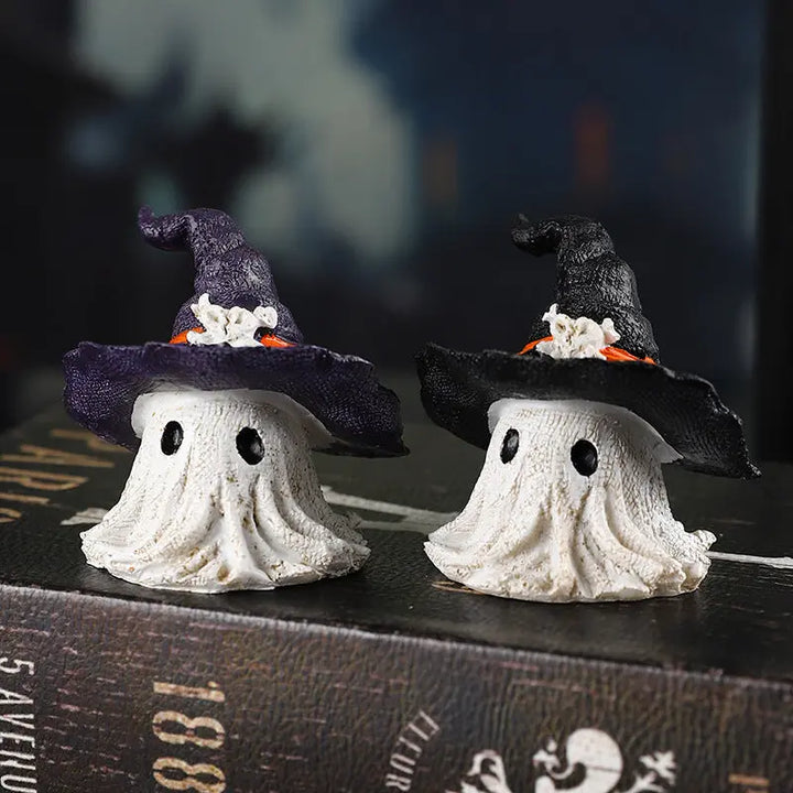 Halloween Witch Spirit Decorative Figure – Fun Resin Ghosts for Creepy Home Décor 4