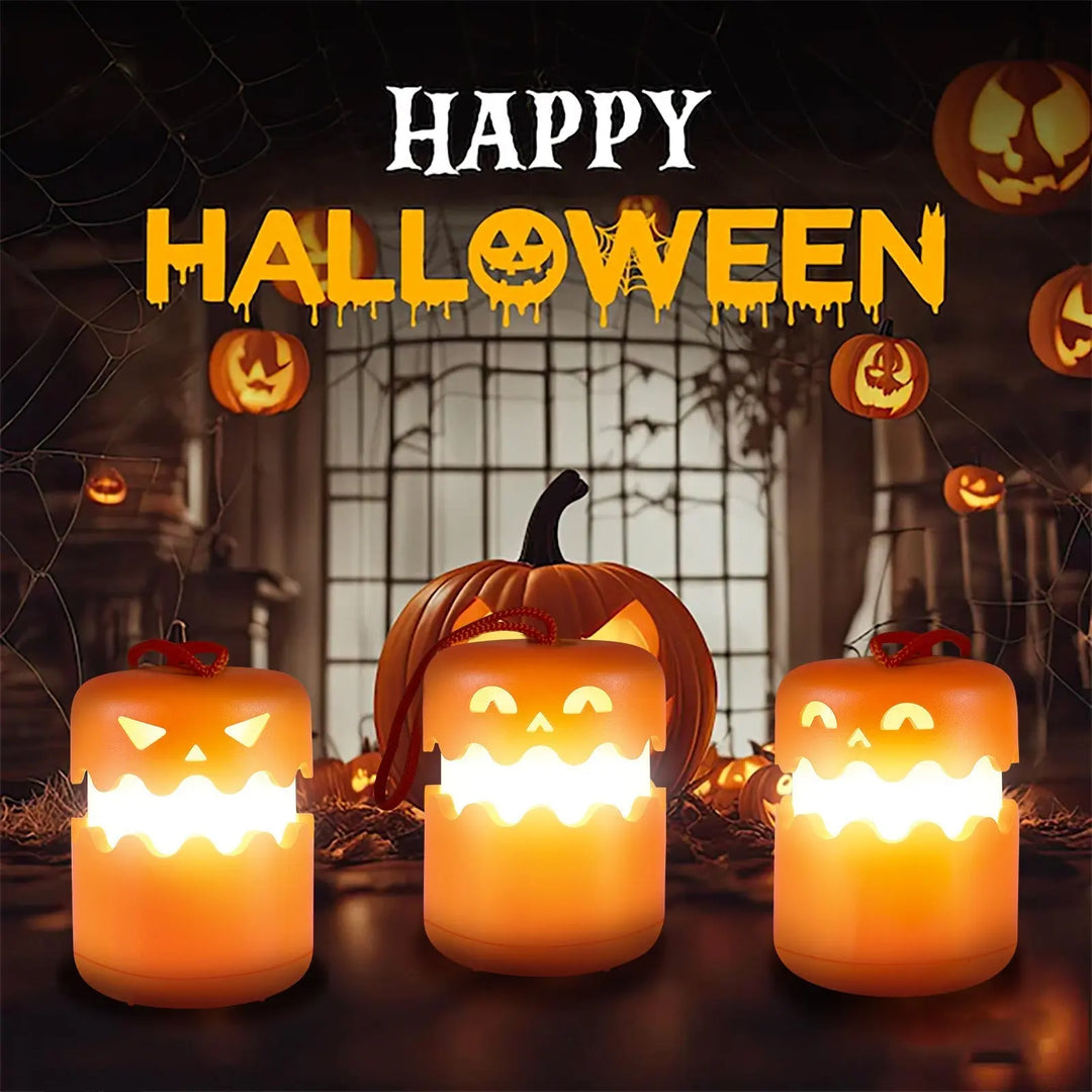Halloween LED Pumpkin Lamp – Scary Decoration for Outdoor Parties and Trick or Treat Events 2