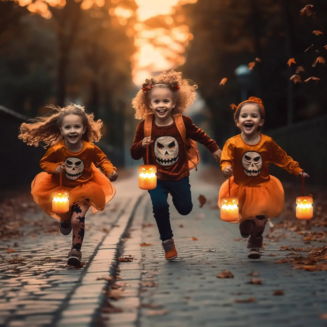 Halloween LED Pumpkin Lamp – Scary Decoration for Outdoor Parties and Trick or Treat Events 4