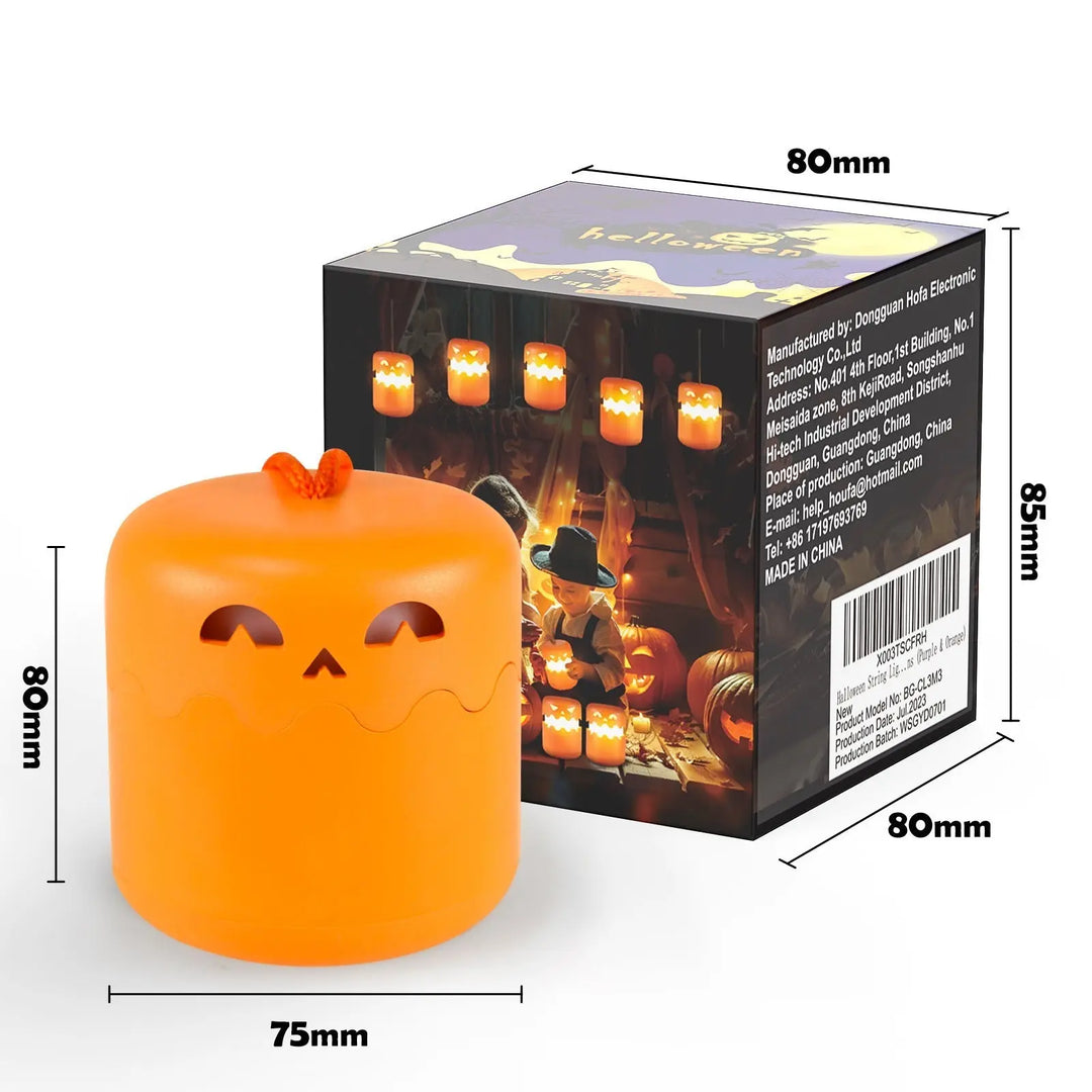 Halloween LED Pumpkin Lamp – Scary Decoration for Outdoor Parties and Trick or Treat Events 6