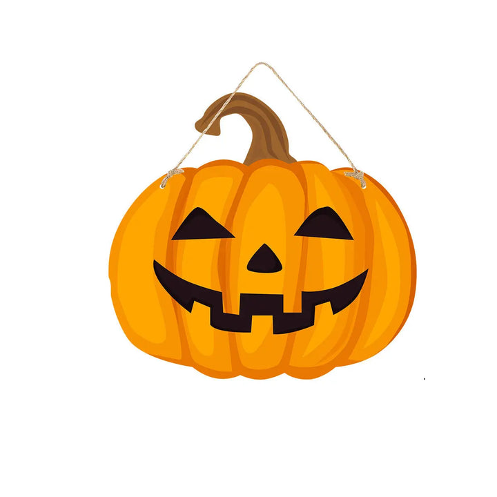 Halloween Door Sign Set – Creepy Wood Look Signs for Spooky Decorations 10