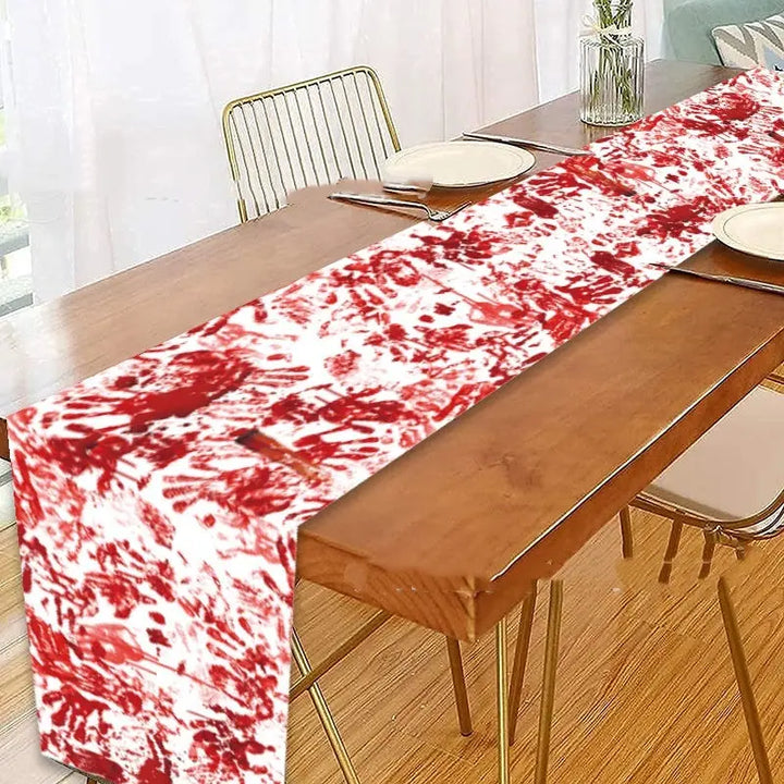 Creepy Halloween Table Runner – Bloody Design for Spooky Parties 2