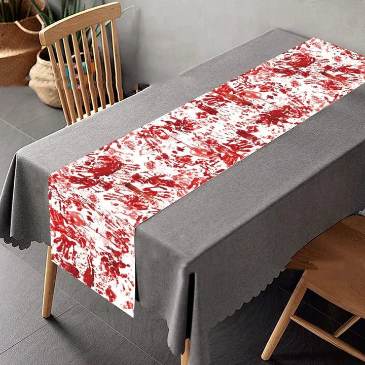 Creepy Halloween Table Runner – Bloody Design for Spooky Parties 3