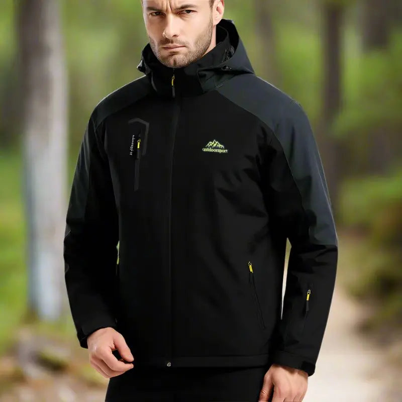 MunaWear - Jackets & Vests - Liam – Waterproof Hiking Jacket for Men with Windproof and Breathable Features -
