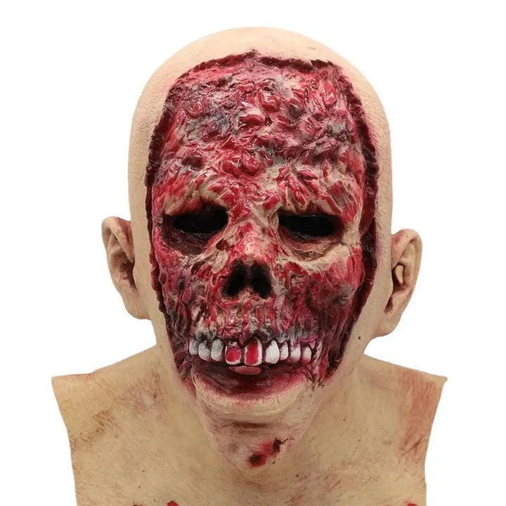 Creepy Zombie Latex Mask for Halloween – Adult Costume Accessory for Parties & Decorations 2