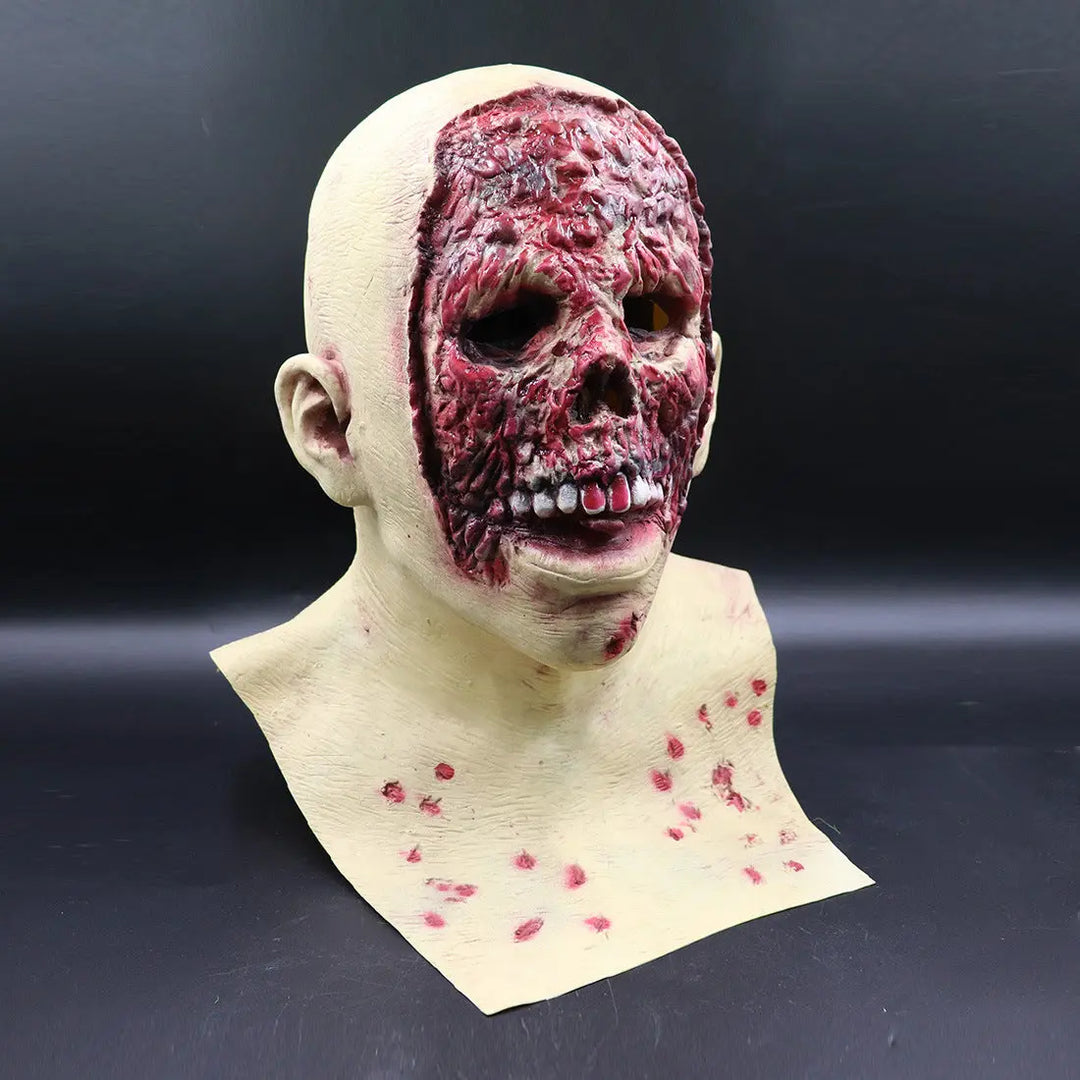 Creepy Zombie Latex Mask for Halloween – Adult Costume Accessory for Parties & Decorations 4