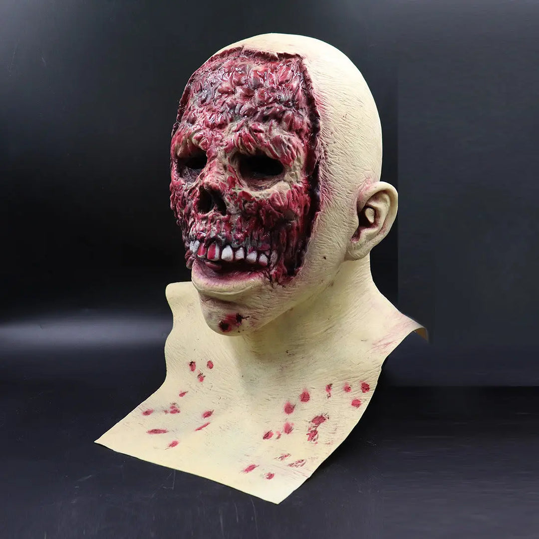 Creepy Zombie Latex Mask for Halloween – Adult Costume Accessory for Parties & Decorations 5