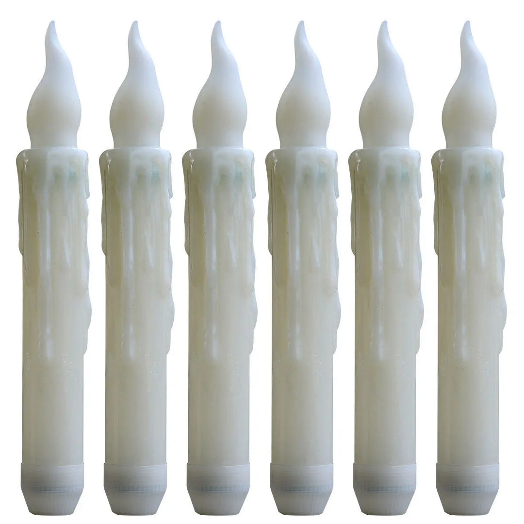 Halloween Floating Candles Set with Magic Wand – Creepy LED Décor for Parties, Battery-Operated, Safe and Reusable 7