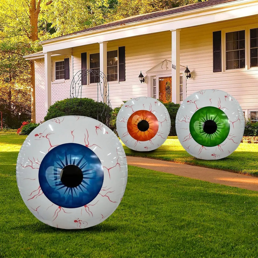 Halloween Inflatable Eyeball Balloons – Creepy Decorations for Parties & Front Yards 2
