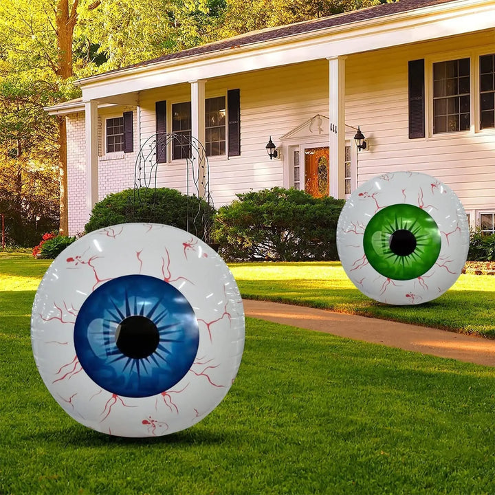 Halloween Inflatable Eyeball Balloons – Creepy Decorations for Parties & Front Yards 4