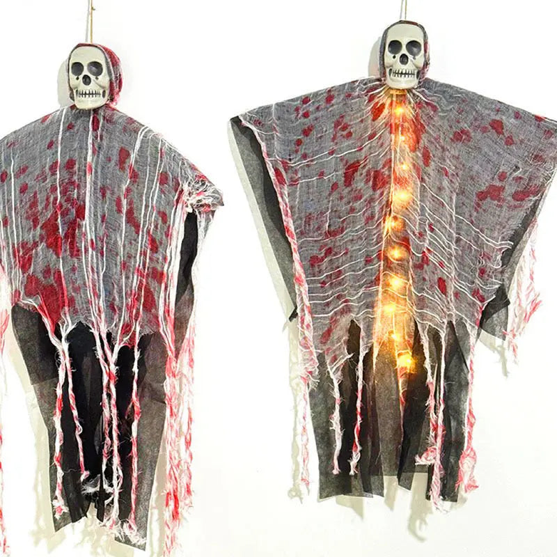 Spooky Hanging Bloody Skeletal Spirit Decoration – Scary Halloween Decoration for Indoor & Outdoor Use 4