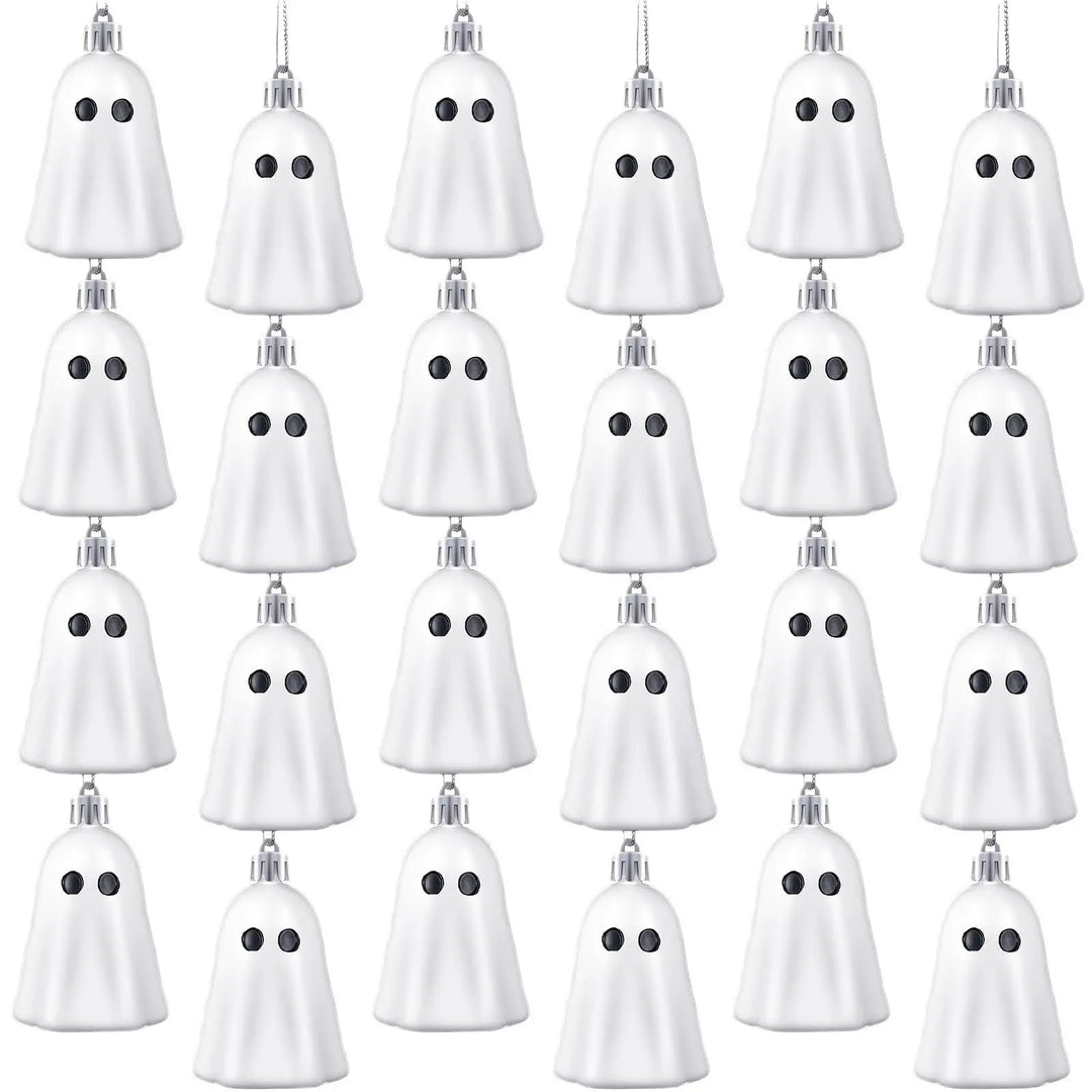 Spooky Hanging Ghosts Decoration Set – Perfect for Halloween Parties & Haunted Atmosphere 6