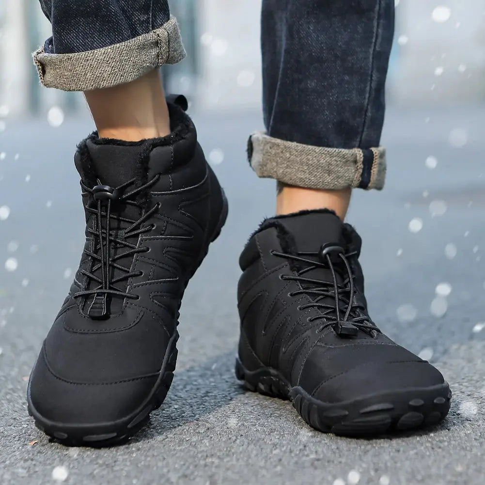 MunaWear  Winter Boots  Mia – Waterproof High-Top Snow Boots for Women with Plush Lining and Anti-Slip Sole