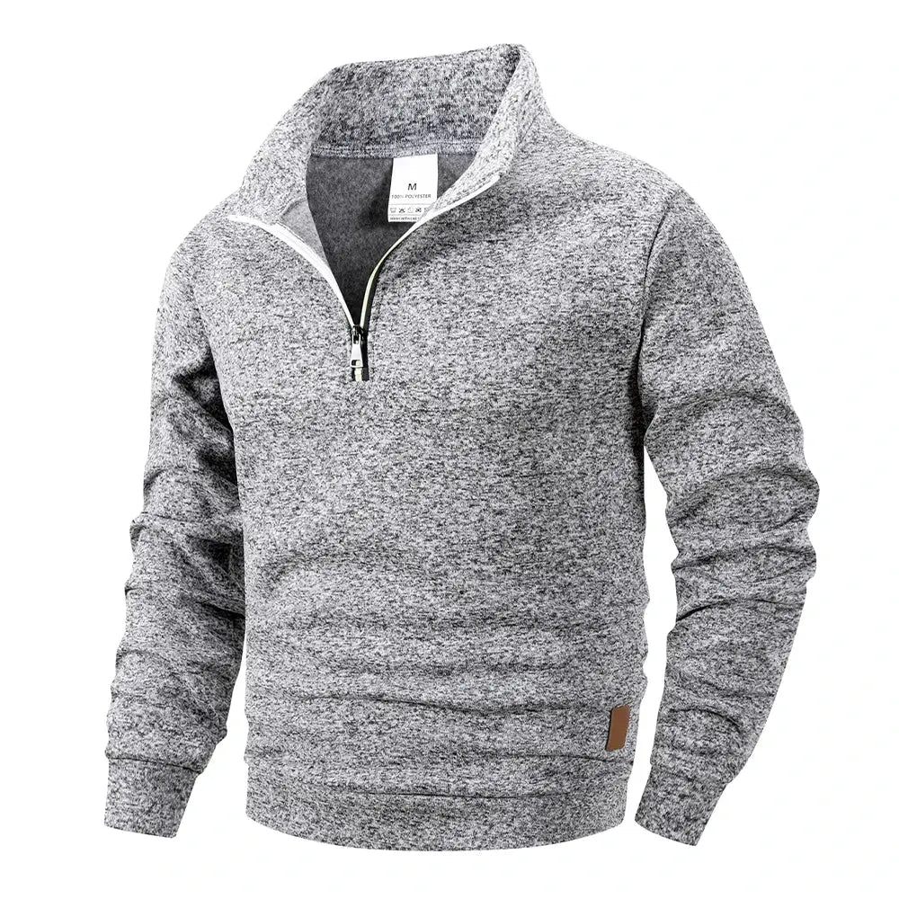 Caden - Stylish Men's Sportswear With Half Zipper For Casual Outings 4