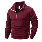 Caden - Stylish Men's Sportswear With Half Zipper For Casual Outings 3